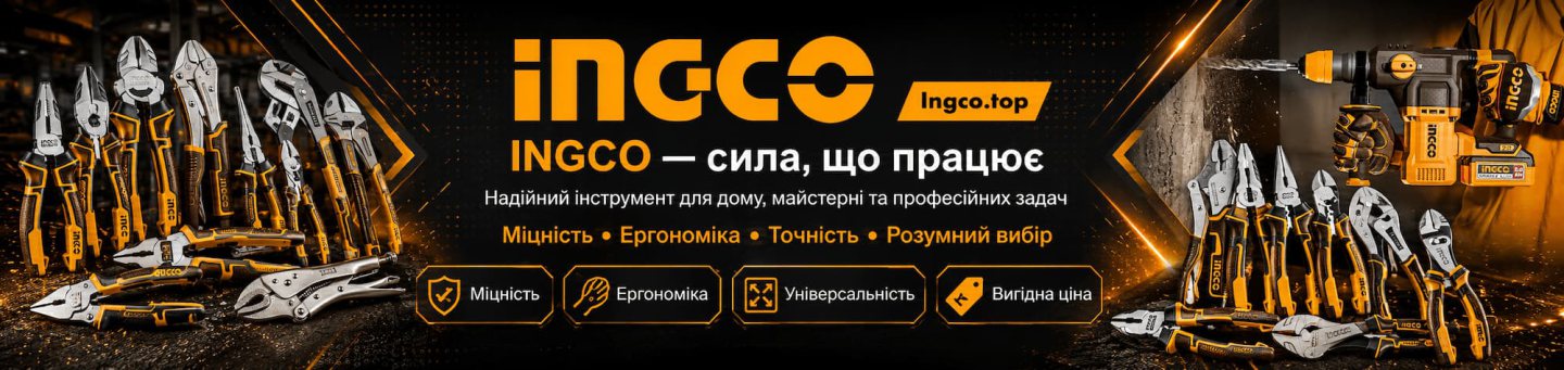 Інструменти INGCO для будівельних і ремонтних робіт