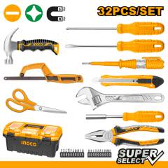 Набір ручного інструменту, 32 предмети INGCO Super Select HKTHP10321